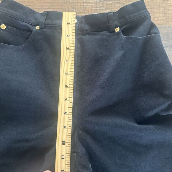 St John Marie Gray Pants Sz4 Black Jeans Stretch High End Classy Old Money - Picture 7 of 13